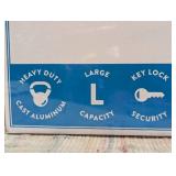 Architectural Mailboxes Hamilton Premium, White, Large, Locking, Aluminum, Post Mount Mailbox