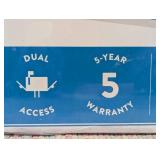 Architectural Mailboxes Hamilton Premium, White, Large, Locking, Aluminum, Post Mount Mailbox