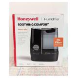 Honeywell HWM845 Warm Mist Humidifier with Essential Oil Cup Filter Free Black: Quiet Operation, 24-Hour Run Time, ETL Listed