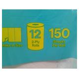 Make-A-Size Paper Towels - 12 Triple Rolls - 2-Ply - 150 Sheets - up&up™