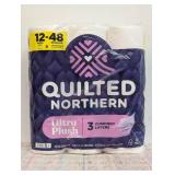 Quilted Northern Ultra Plush Toilet Paper - 12 Mega Rolls: 255 Sheets Per Roll