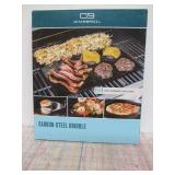 Charbroil Carbon Steel Heat-Resistant Griddle Stone Grill Topper Silver