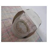 Large Round Glass with Cement Base Indoor Outdoor Terrarium 6.62"x6.62" - Threshold