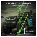 Garvee 60" Farm Jack 3 Ton Capacity Ratcheting Off Road Utility Heavy-Duty F-arm J-ack for Tractor Truck SUV Lift Height 5.12-52 Inches