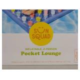 SUN SQUAD POCKET LOUNGE - WATER FLOATS FOR AGE 14+, 2 PERSON CAPACITY