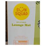 Pool Lounge Palm Pool Lounger - Sun Squad™ Green: PVC Water Float, Age 6+