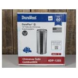DuraPlus All-Fuel Chimney 6in. X 12in. Diameter Chimney Pipe, Stainless Steel