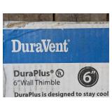 DuraPlus All-Fuel Chimney 6in. Diameter Wall Thimble