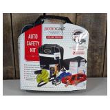 Deluxe Safety Kit Black - Justin Case: Auto Emergency Preparedness with Jumper Cables & Camping Essentials