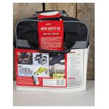Deluxe Safety Kit Black - Justin Case: Auto Emergency Preparedness with Jumper Cables & Camping Essentials