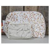 Nice Colored Animal Print Make-Up Bag/Organizers, Comes with Big Bag & Smaller Bag