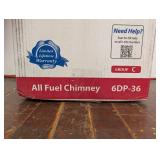 DuraPlus All-Fuel Chimney 6in. X 36in. Diameter Chimney Pipe