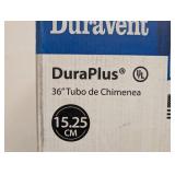 DuraPlus All-Fuel Chimney 6in. X 36in. Diameter Chimney Pipe