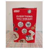 Dash Tilt Head 3.5qt 12-Speed Stand Mixer with 3 Attachments Cream