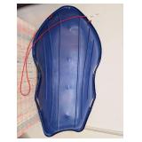 48" Plastic Boat Sled Navy Blue - Sun Squad™: Polyethylene, 300 lb. Capacity