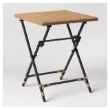 Southport Folding Patio Bistro Table Beige - Threshold