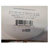 Steel Round French Cafe Outdoor Patio Bistro Table Beige - Threshold