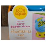 Light-Up Bubble Maker Blue/Yellow - Sun Squad
