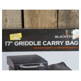 Blackstone 17" Griddle Carry Bag Cover - Black: Weather-Resistant Polyester, Zipper & Handles