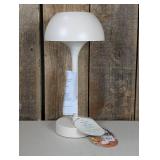 Solar and Rechargeable USB LED Outdoor Table Lamp Ivory - Threshold