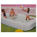 Sun Squad Deluxe Inflatable Above Ground Pool - White, 10ft x 22in