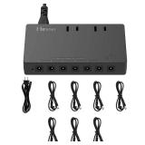 Hiree-H14 Guitar Pedal Power Supply with Seven 9V DC Outputs / 2- 120V AC Output