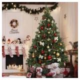 6 ft. Feel Real Downswept Douglas Fir Hinged Artificial Christmas Tree