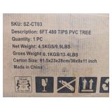 6 ft. Feel Real Downswept Douglas Fir Hinged Artificial Christmas Tree