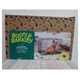 Wire Collapsible Dog Crate - L - Black - Boots & Barkley Metal Frame