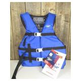 Speedo Adult Life Vest - Blue: Chest 30-52 in, Buckle Closure