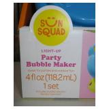 Light-Up Bubble Maker Blue/Yellow - Sun Squad
