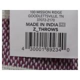 Decorative Throw Blankets  50in x 60in  (set of 3)