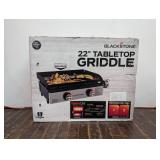 Blackstone 2203 22” Original Tabletop Griddle with Omnivore Griddle Plate, Powder Coated Steel, Black