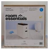 1lb Rectangular Fire Pit White - Room Essentials