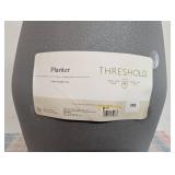 Planter Pot 16"x16"x20" Charcoal Gray