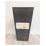 Square Composite Indoor Outdoor Planter Pot 12"x12"x21" Charcoal Gray