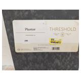 Square Composite Indoor Outdoor Planter Pot 12"x12"x21" Charcoal Gray