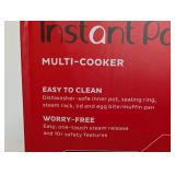 Instant Pot 6qt 9-in-1 Pressure Cooker Bundle: Exclusive Bonus Silicone Pan with Lid, Rice & Multi Cooker, Stainless Steel