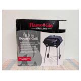 Flame Glo Grilling Square Grill, 18 Inches