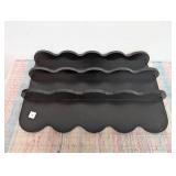 Set of 3 Black Decorative Shelves