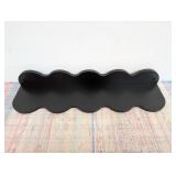 Set of 3 Black Decorative Shelves