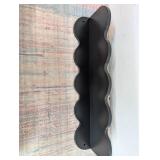 Set of 3 Black Decorative Shelves