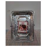 12 Pack Rack Roast Pan with Lid, Medium