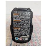RYOBI P190 2.0 Amp Hour Compact 18V Lithium Ion Battery w/ Cold Used Condition