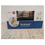 Isotoner Memory Foam Mens Slippers Comfort Dark Chocolate Sz XL 11-12 NIB