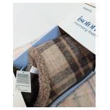 Isotoner Memory Foam Mens Slippers Comfort Dark Chocolate Sz XL 11-12 NIB