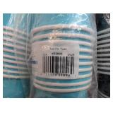 240ct Disposable Paper Party 12 oz Cups in a Variety of Colors