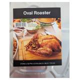 12 count Oval Aluminum Roaster Pan, 17x13x3 in