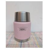 Thermos Icon 16oz Pink Stainless Steel Food Storage Jar with Spoon