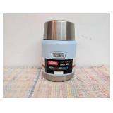 Thermos Icon 16oz Baby Blue Stainless Steel Food Storage Jar with Spoon